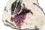 Deep Purple Roselite Crystals on Dolomite - Morocco #251995-2